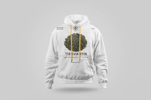 Hoodie — Floral Tie Guan Yin