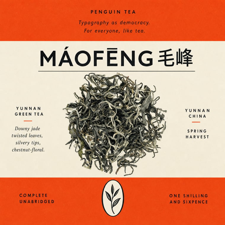 The design — Yunnan Mao Feng Green Tea